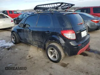 2007 Suzuki SX4 with VIN JS2YB413375112114, listed as a Copart auction lot 88748045 with 208,722 mi miles and Salvage Title. Bid and sale history available at carsss.com. Image 2.