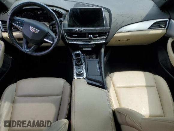2021 Cadillac CT5 Luxury with VIN 1G6DW5RK2M0129450, listed as a Copart auction lot 60803385 with Not provided miles and Salvage title. Bid and sale history available at DreamBid. Image 8.
