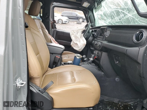 2021 Jeep Wrangler Unlimited Sahara High Altitude z VIN 1C4HJXEN6MW751197, wystawiony jako Copart lot #81239954 z przebiegiem 57 603 mil mil oraz Szkoda całkowita • Salvage title. Historia ofert i sprzedaży dostępna na DreamBid. Obrazek 7.