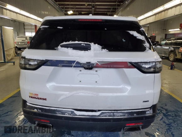 2020 Chevrolet Traverse Premier with VIN 1GNEVKKW0LJ181739, listed as a Copart auction lot 87262924 with 138,032 mi miles and Salvage Title. Bid and sale history available at carsss.com. Image 6.