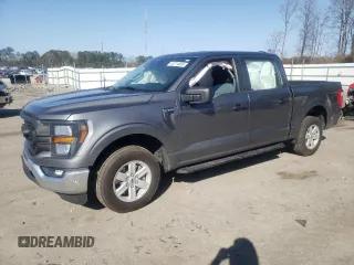 2023 Ford F-150 XL with VIN 1FTEW1CB1PKG04498, listed as a Copart auction lot 43714565 with 21,842 mi miles and Salvage Title. Bid and sale history available at carsss.com. Image 1.