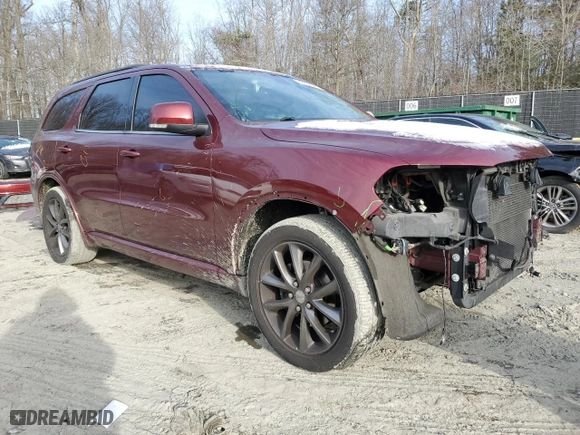 2017 Dodge Durango GT with VIN 1C4RDHDG6HC789251, listed as a Copart auction lot 88284565 with 139,336 mi miles and Salvage Title. Bid and sale history available at carsss.com. Image 4.