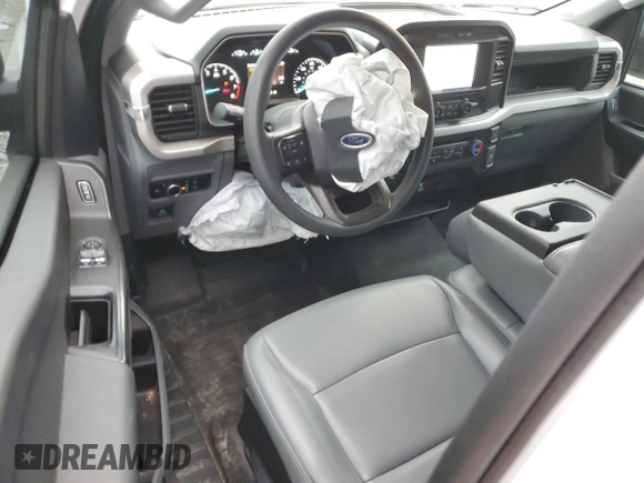 2023 Ford F-150 XL with VIN 1FTMF1CB6PKD86361, listed as a Copart auction lot 47599975 with 54,227 mi miles and Salvage Title. Bid and sale history available at carsss.com. Image 8.