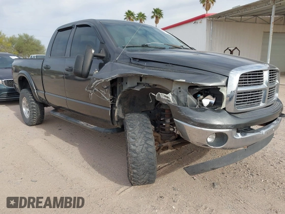 2004 Dodge 2500 SLT with VIN 3D3KU28D24G102876, listed as a IAAI auction lot 41890858 with 186,470 mi miles. Bid and sale history available at carsss.com. Image 1.