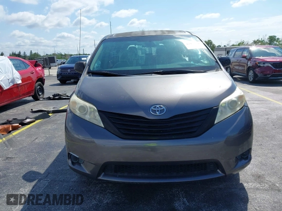 2012 Toyota Sienna with VIN 5TDZK3DC8CS190719, listed as a IAAI auction lot 41983695 with 68,377 mi miles and . Bid and sale history available at DreamBid. Image 13.