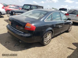2002 Audi A6 with VIN WAULD64B32N096886, listed as a Copart auction lot 67728714 with 0 mi miles and Salvage Title. Bid and sale history available at carsss.com. Image 3.
