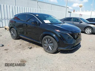 2023 Nissan ARIYA Engage z VIN JN1AF0BA8PM410169, wystawiony jako IAAI lot #42063406 z przebiegiem 45 504 mil mil oraz . Historia ofert i sprzedaży dostępna na DreamBid. Obrazek 1.