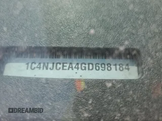 2016 Jeep Compass Latitude с VIN 1C4NJCEA4GD698184, выставлен на аукционе Copart как лот 53086985 с пробегом 129 643 миль миль и Списание • Salvage title. История ставок и продаж доступна на DreamBid. Изображение 12.