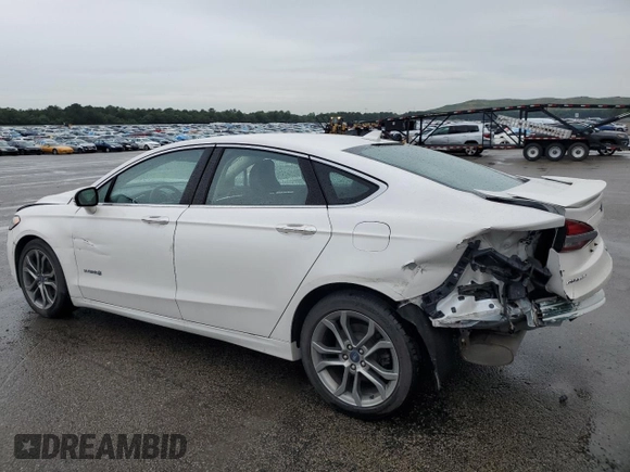 2019 Ford Fusion Titanium с VIN 3FA6P0RU6KR212454, выставлен на аукционе Copart как лот 63137755 с пробегом 30 024 миль миль и Списание • Salvage title. История ставок и продаж доступна на DreamBid. Изображение 2.