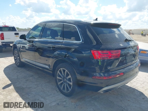 2017 Audi Q7 Premium Plus with VIN WA1LAAF72HD017790, listed as a IAAI auction lot 42624444 with 77,400 mi miles and . Bid and sale history available at DreamBid. Image 3.