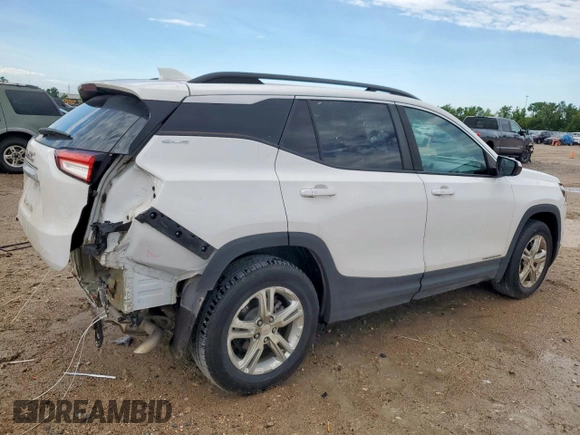 2022 GMC Terrain SLE with VIN 3GKALMEVXNL108812, listed as a Copart auction lot 59714845 with 69,212 mi miles and Salvage title. Bid and sale history available at DreamBid. Image 3.