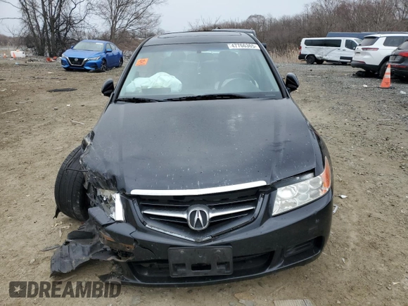 2004 Acura TSX with VIN JH4CL96844C011687, listed as a Copart auction lot 47766365 with 235,536 mi miles and Salvage Title. Bid and sale history available at carsss.com. Image 5.