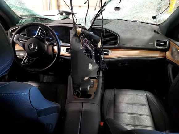2023 Mercedes-Benz GLE 450 with VIN 4JGFB5KB2PA851216, listed as a Copart auction lot 44528735 with 34,926 mi miles and Salvage title. Bid and sale history available at DreamBid. Image 8.