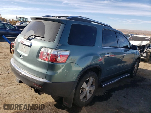 2009 GMC Acadia SLT2 z VIN 1GKER33DX9J111114, wystawiony jako Copart lot #86410764 z przebiegiem 158 438 mil mil oraz Szkoda całkowita • Salvage title. Historia ofert i sprzedaży dostępna na DreamBid. Obrazek 3.