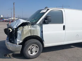 2024 Chevrolet Express Cargo with VIN 1GCWGAFP2R1279801, listed as a IAAI auction lot 42235836 with 11,611 mi miles and . Bid and sale history available at DreamBid. Image 20.