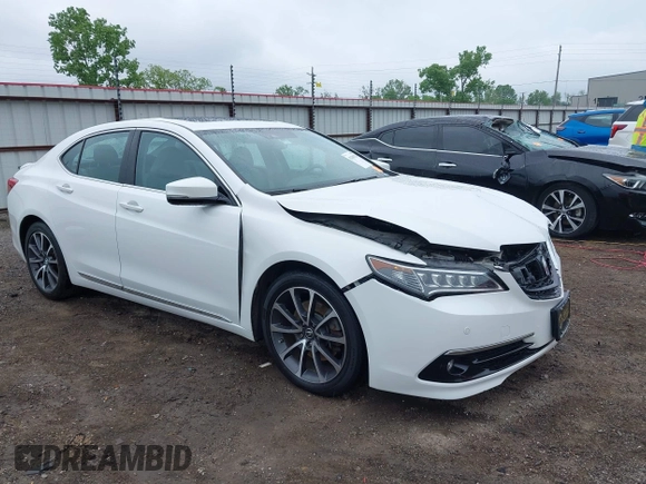 2015 Acura TLX Advance with VIN 19UUB2F74FA003547, listed as a IAAI auction lot 42101526 with 129,388 mi miles and . Bid and sale history available at DreamBid. Image 1.