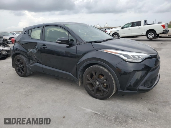 2021 Toyota C-HR LE with VIN JTNKHMBX7M1128976, listed as a Copart auction lot 54297035 with Not Provided miles and Salvage Title. Bid and sale history available at DreamBid. Image 4.