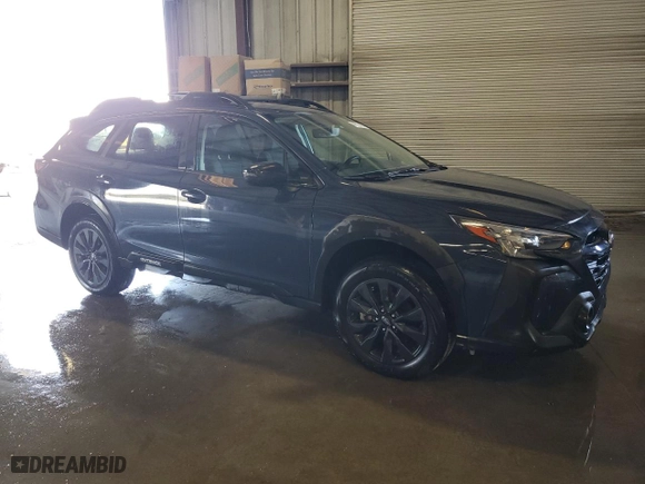 2023 Subaru Outback Onyx Edition with VIN 4S4BTAJC4P3125702, listed as a Copart auction lot 44706185 with 38,333 mi miles and Salvage Title. Bid and sale history available at carsss.com. Image 4.