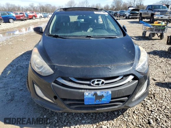 2013 Hyundai Elantra GT with VIN KMHD35LE7DU132034, listed as a Copart auction lot 47272195 with 169,980 mi miles and Salvage Title. Bid and sale history available at carsss.com. Image 5.
