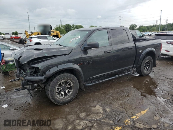 2015 Ram 1500 Rebel with VIN 1C6RR7YT8FS743062, listed as a Copart auction lot 61678185 with 130,997 mi miles and Clean title. Bid and sale history available at DreamBid. Image 1.