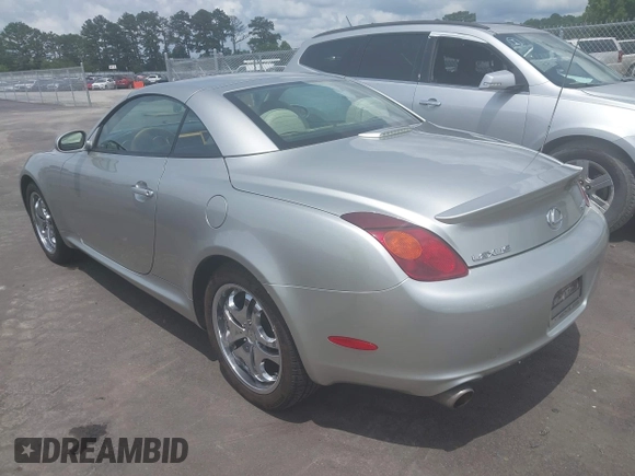 2005 Lexus SC 430 с VIN JTHFN48Y350067436, выставлен на аукционе IAAI как лот 42489208 с пробегом 165 431 миль миль и . История ставок и продаж доступна на DreamBid. Изображение 3.