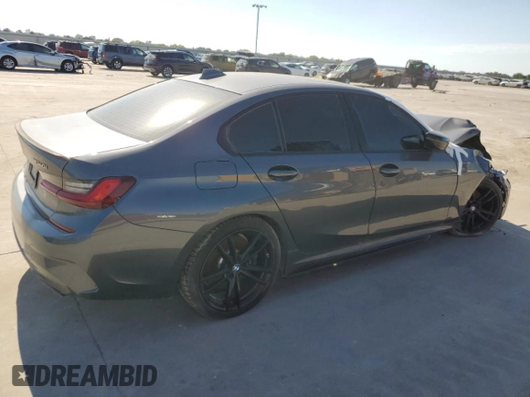 2022 BMW 3 Series M340i with VIN 3MW5U7J07N8C42022, listed as a Copart auction lot 70866414 with 0 mi miles and Salvage Title. Bid and sale history available at carsss.com. Image 3.
