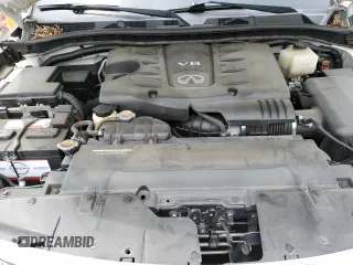 2017 Infiniti QX80 with VIN JN8AZ2NF1H9646579, listed as a Copart auction lot 58546715 with 80,244 mi miles and Salvage title. Bid and sale history available at DreamBid. Image 12.