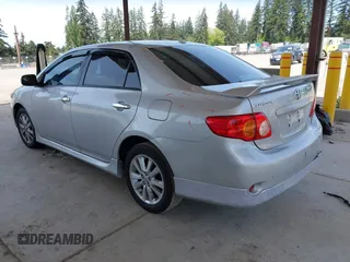 2009 Toyota Corolla with VIN 2T1BU40E59C150365, listed as a IAAI auction lot 42185131 with 179,912 mi miles. Bid and sale history available at carsss.com. Image 3.