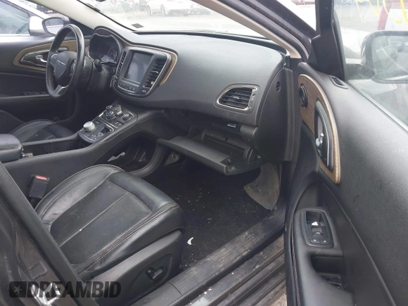 2015 Chrysler 200 C with VIN 1C3CCCCG6FN528429, listed as a IAAI auction lot 42048504 with 107,145 mi miles. Bid and sale history available at carsss.com. Image 5.