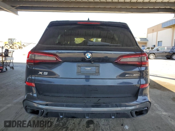 2020 BMW X5 xDrive40i with VIN 5UXCR6C02L9C72472, listed as a Copart auction lot 48023145 with 59,200 mi miles and Salvage title. Bid and sale history available at DreamBid. Image 6.