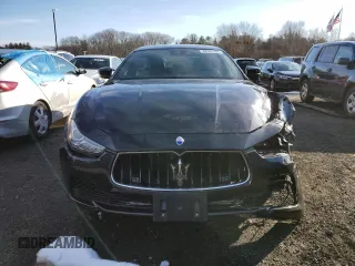 2017 Maserati Ghibli S Q4 with VIN ZAM57RTS6H1235474, listed as a Copart auction lot 42593703 with 44,645 mi miles. Bid and sale history available at carsss.com. Image 5.