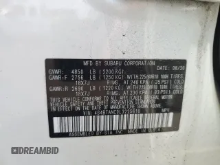 2020 Subaru Outback Limited with VIN 4S4BTANC0L3225610, listed as a Copart auction lot 61607375 with Not provided miles and Salvage title. Bid and sale history available at DreamBid. Image 12.