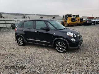 2014 FIAT 500L Trekking with VIN ZFBCFADH1EZ010513, listed as a Copart auction lot 60489095 with 129,990 mi miles and Salvage title. Bid and sale history available at DreamBid. Image 15.