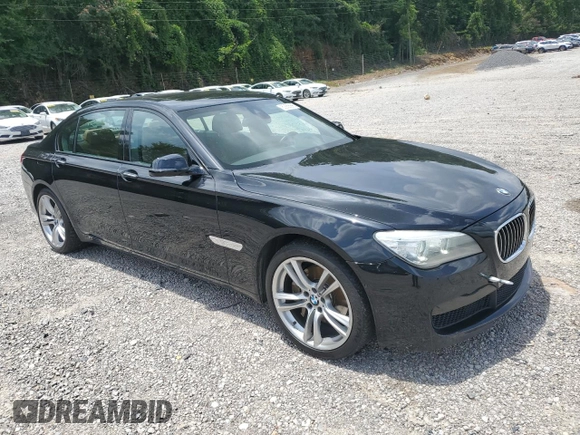 2015 BMW 7 Series 740Li with VIN WBAYE4C53FD138830, listed as a Copart auction lot 60866995 with 190,317 mi miles and Clean title. Bid and sale history available at DreamBid. Image 4.