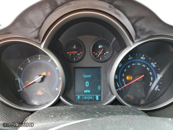 2011 Chevrolet Cruze LT w/2LT with VIN 1G1PG5S9XB7290060, listed as a Copart auction lot 47943645 with 191,216 mi miles and Clean Title. Bid and sale history available at carsss.com. Image 9.