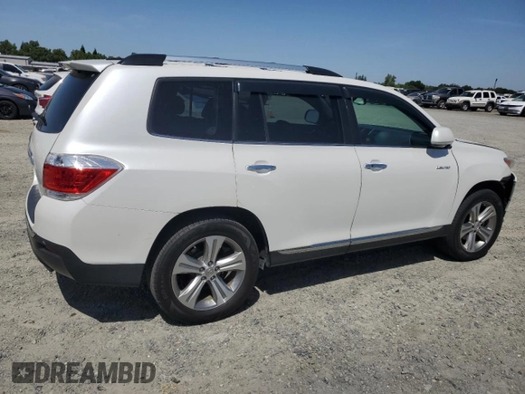 2011 Toyota Highlander Limited with VIN 5TDYK3EH6BS045702, listed as a Copart auction lot 57365345 with 178,878 mi miles and Salvage title. Bid and sale history available at DreamBid. Image 3.