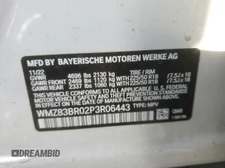 2023 MINI Countryman Cooper S with VIN WMZ83BR02P3R06443, listed as a Copart auction lot 48030815 with Not provided miles and Salvage title. Bid and sale history available at DreamBid. Image 14.