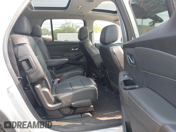 2019 Chevrolet Traverse LT z VIN 1GNERHKW7KJ257026, wystawiony jako IAAI lot #42397645 z przebiegiem 78 977 mil mil oraz . Historia ofert i sprzedaży dostępna na DreamBid. Obrazek 8.