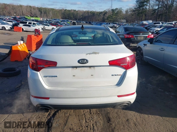 2013 Kia Optima EX with VIN 5XXGN4A79DG199153, listed as a IAAI auction lot 41737349 with 135,000 mi miles. Bid and sale history available at carsss.com. Image 16.