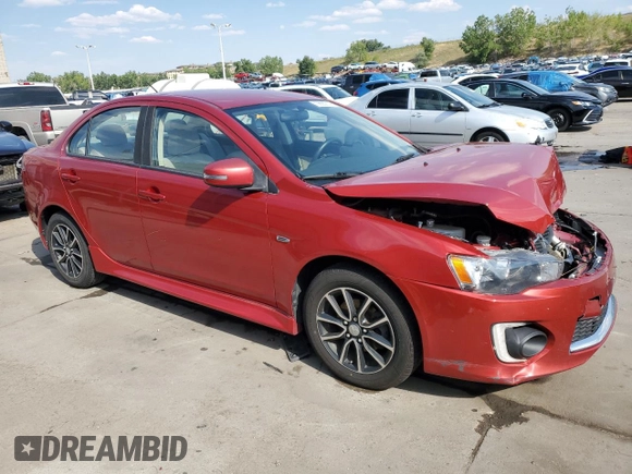 2017 Mitsubishi Lancer ES with VIN JA32U2FU7HU004617, listed as a Copart auction lot 70655914 with 91,629 mi miles and Salvage Title. Bid and sale history available at carsss.com. Image 4.
