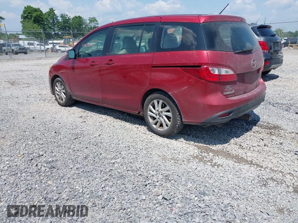 2013 Mazda 5 Sport z VIN JM1CW2BL9D0156297, wystawiony jako IAAI lot #42472475 z przebiegiem 249 858 mil mil oraz . Historia ofert i sprzedaży dostępna na DreamBid. Obrazek 3.
