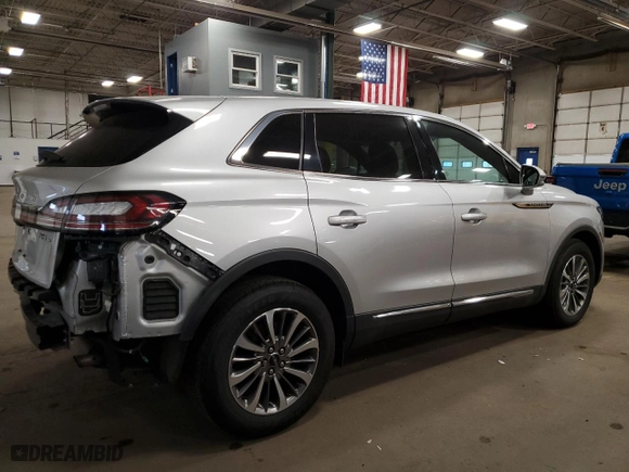 2019 Lincoln Nautilus Select with VIN 2LMPJ8K93KBL41710, listed as a Copart auction lot 76969733 with 55,390 mi miles. Bid and sale history available at carsss.com. Image 3.