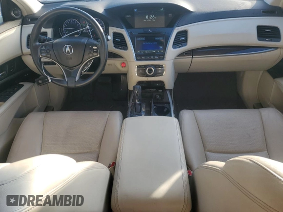 2017 Acura RLX w/Technology Pkg with VIN JH4KC1F52HC000678, listed as a Copart auction lot 83598294 with 86,888 mi miles and Salvage Title. Bid and sale history available at carsss.com. Image 8.