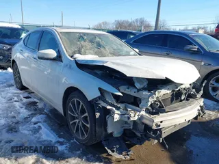 2017 Acura TLX V6 with VIN 19UUB2F31HA004817, listed as a IAAI auction lot 41340265 with 91,926 mi miles. Bid and sale history available at carsss.com. Image 1.