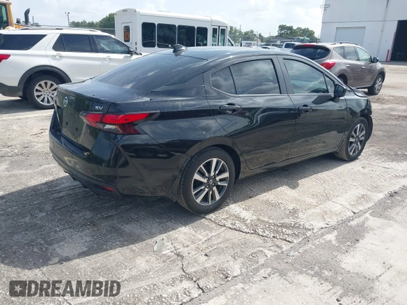 2022 Nissan Versa SV with VIN 3N1CN8EV9NL827607, listed as a IAAI auction lot 42427791 with 64,053 mi miles and . Bid and sale history available at DreamBid. Image 4.