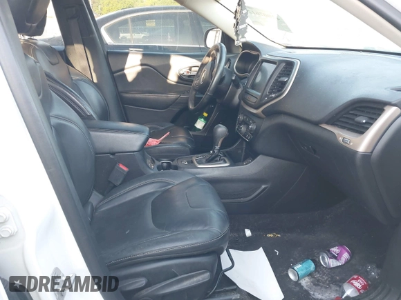 2017 Jeep Cherokee Limited with VIN 1C4PJLDB0HW516571, listed as a IAAI auction lot 42007612 with 95,318 mi miles and . Bid and sale history available at DreamBid. Image 5.