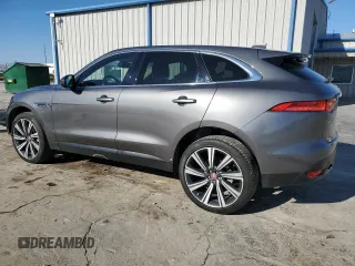 2017 Jaguar F-PACE 20d Prestige with VIN SADCK2BN1HA892569, listed as a Copart auction lot 87753235 with 34,695 mi miles and Salvage Title. Bid and sale history available at carsss.com. Image 2.