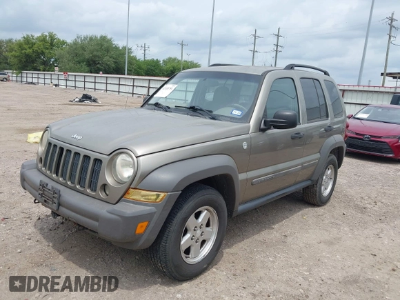 2007 Jeep Liberty Sport with VIN 1J8GL48K87W668941, listed as a IAAI auction lot 42118751 with 194,411 mi miles. Bid and sale history available at carsss.com. Image 2.
