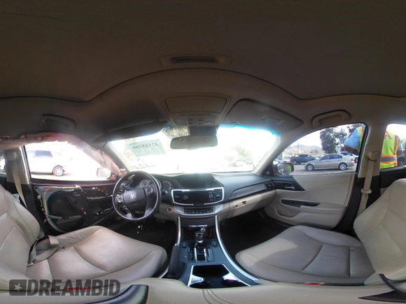 2013 Honda Accord EX-L with VIN 1HGCR2F8XDA168189, listed as a IAAI auction lot 42188246 with 235,286 mi miles and . Bid and sale history available at DreamBid. Image 23.