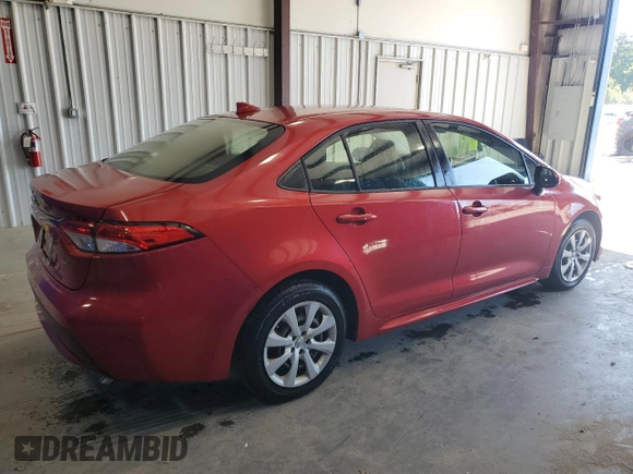 2020 Toyota Corolla LE with VIN JTDEPRAE8LJ080694, listed as a Copart auction lot 51712235 with 178,063 mi miles and Clean Title. Bid and sale history available at carsss.com. Image 3.